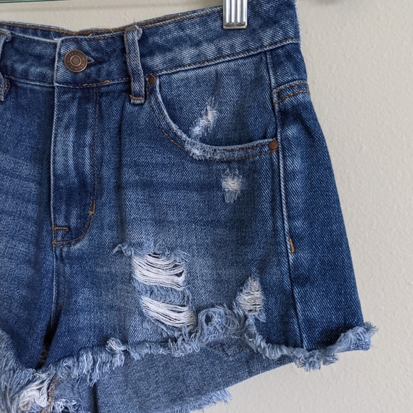 (PacSun) Hi Rise Festival Jean Shorts 25 - Picture 10 of 15